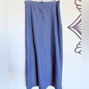 SOUTHWEST CANYON Vintage Denim Maxi Skirt - NEW w/ Tags - Large